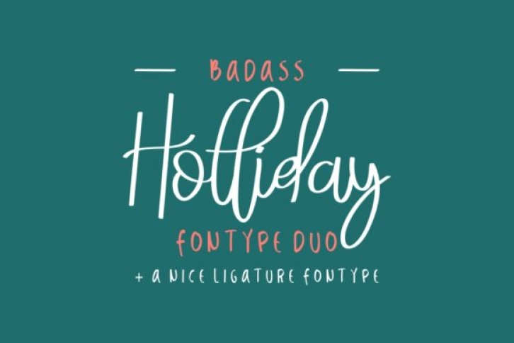 Badass Holliday Duo Font Download