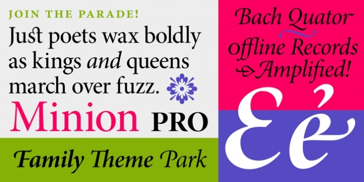 Minion Pro Font Download