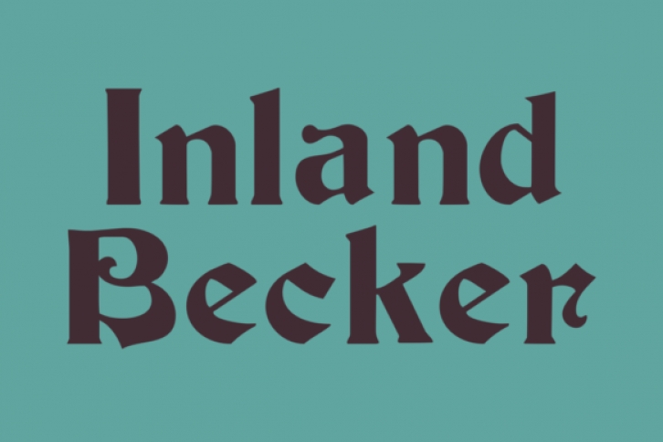Inland Becker Font Download
