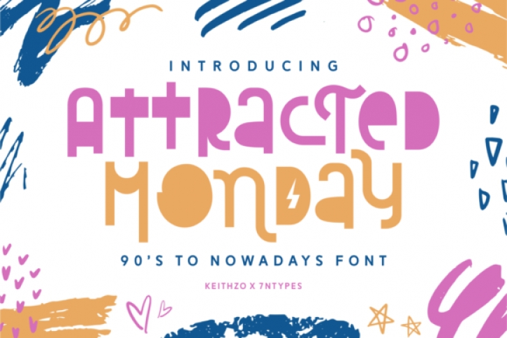 Attracted Monday Font Download