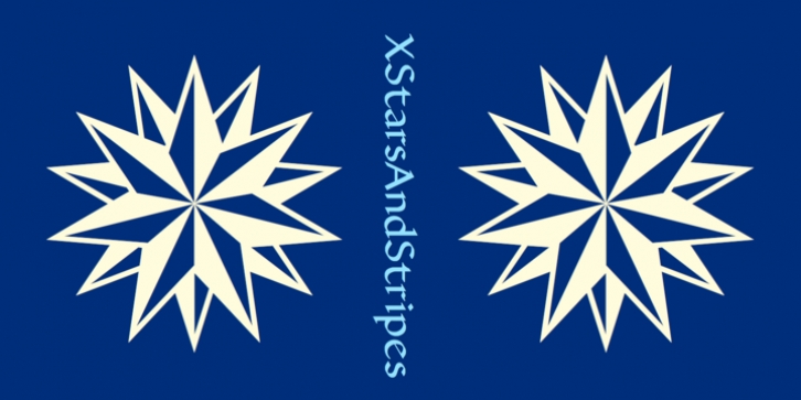 XStarsAndStripes Font Download