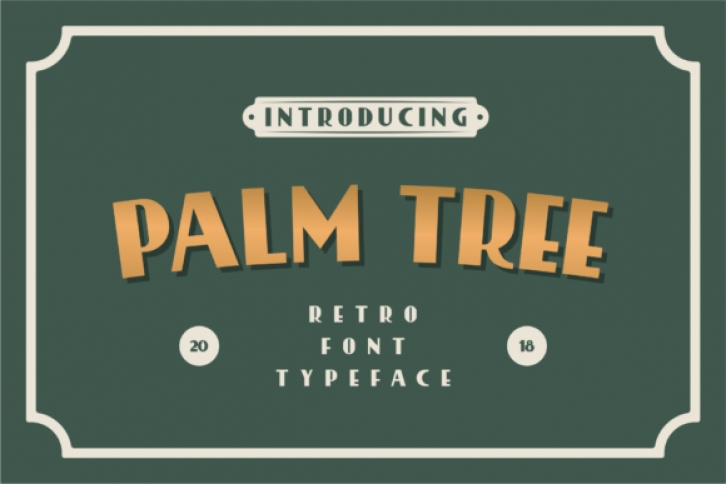 Palm Tree Font Download