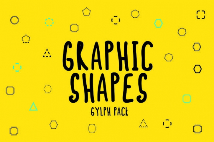 BM Graphics - Graphic Shapes Glyph Font Download