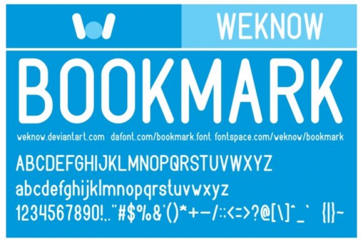 Bookmark Font Download