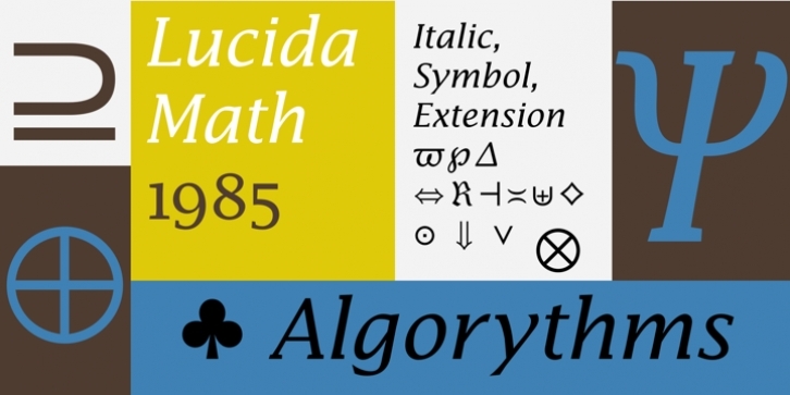 Lucida Math Font Download