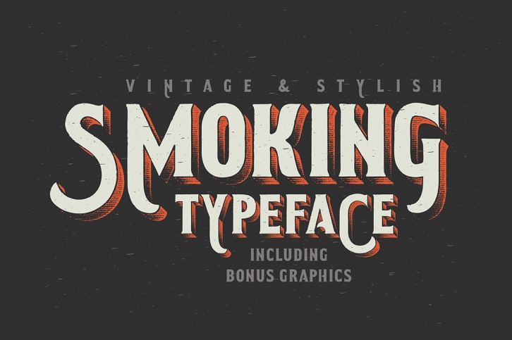 Smoking Typeface Font Download