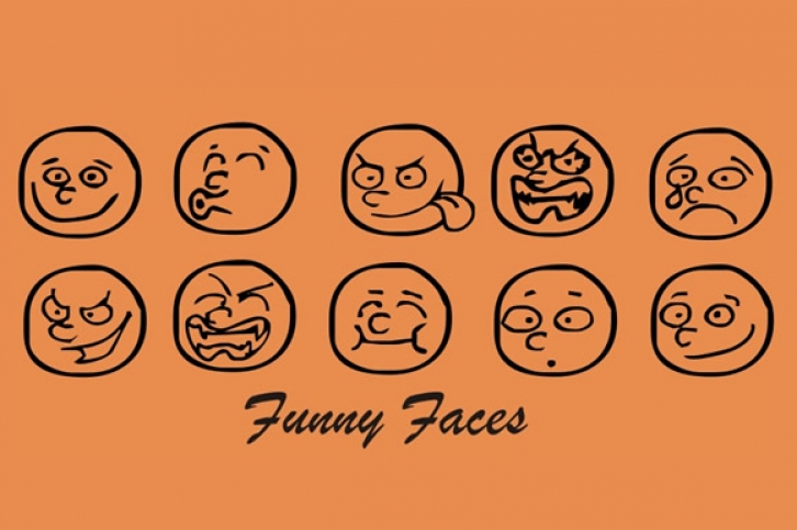 Funny Faces Font Download