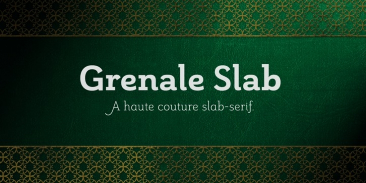 Grenale Slab Font Download