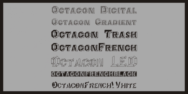 Octagon French Font Download