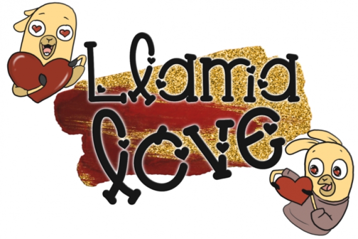 Llama Love Font Download