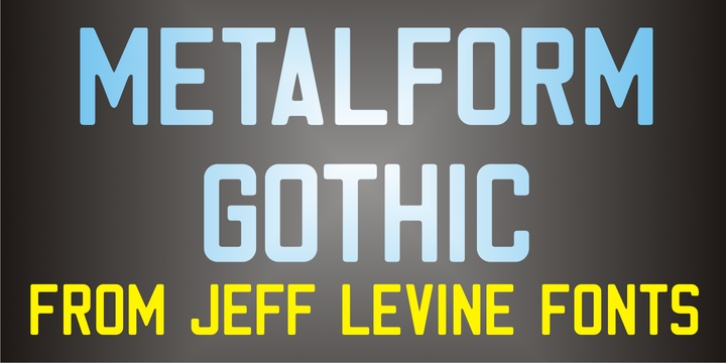Metalform Gothic JNL Font Download