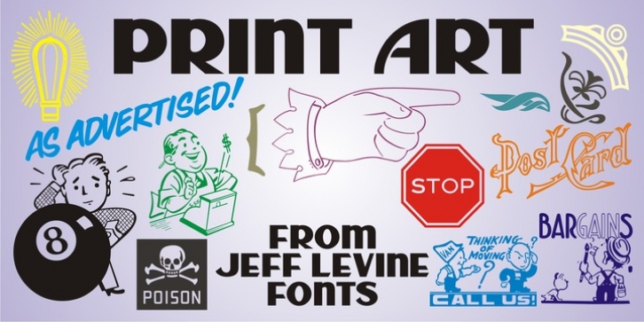 Print Art JNL Font Download