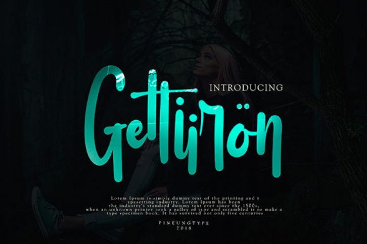Gettiiron Font Download