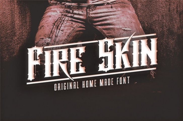 Fire Skin Font Download
