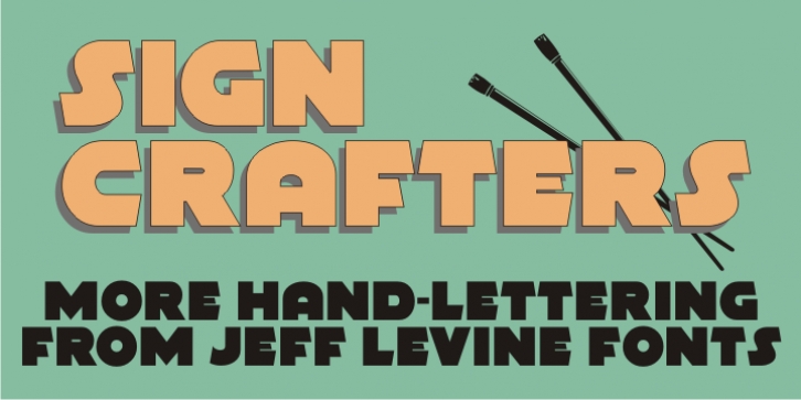 Sign Crafters JNL Font Download