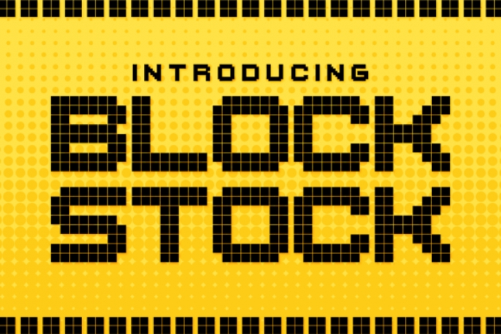 Block Stock Font Download