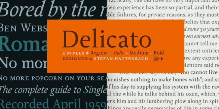 Delicato Pro Font Download