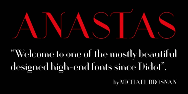 Anastas Font Download