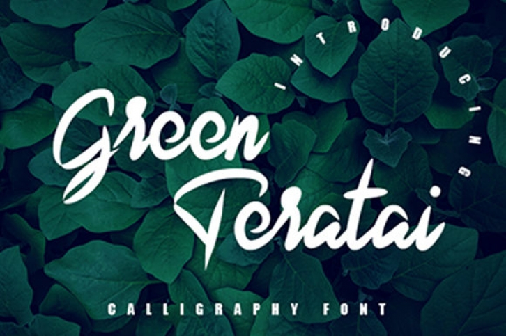 Green Teratai Font Download