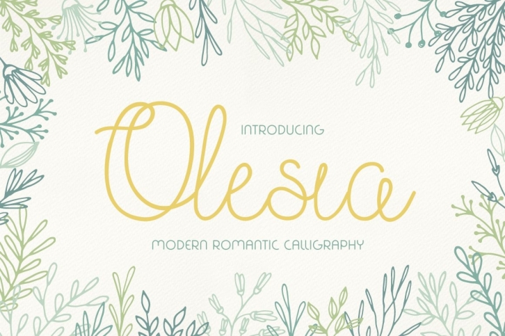 Olesia Handwritten Font Font Download