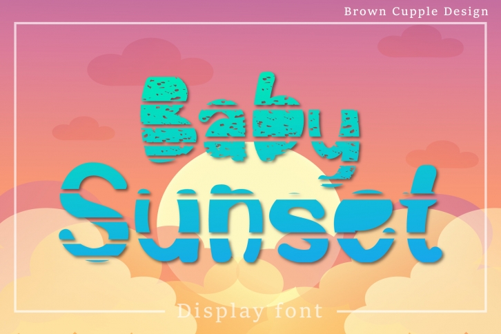 Baby Sunset Font Download