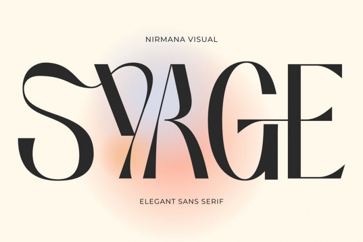 Syage - Logo font Font Download