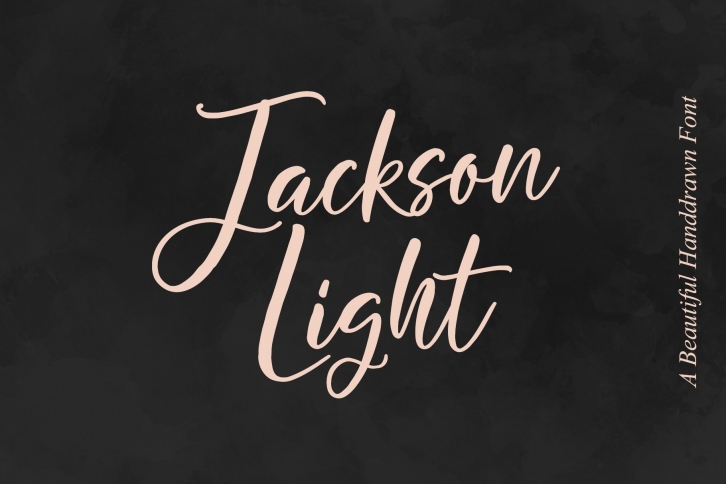 Jackson Light handwritten Font Download