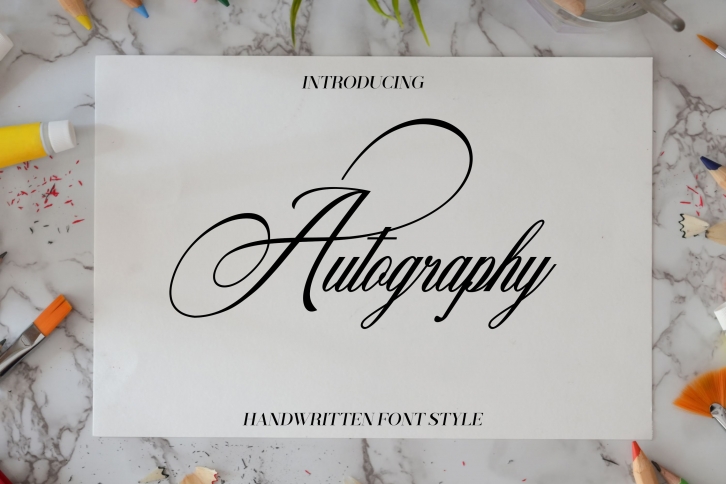 Autography Font Download