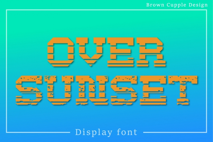 Over Sunset Font Download