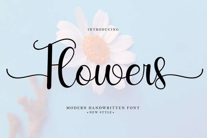 Flowers Font Download