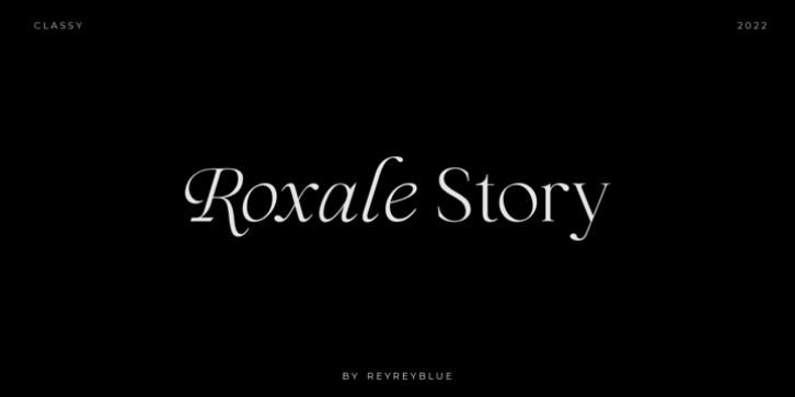 Roxale Story Font Download
