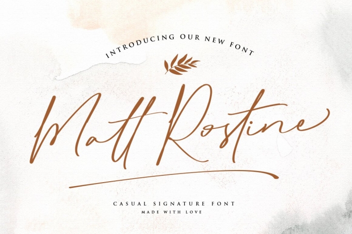 Matt Rostine Font Download