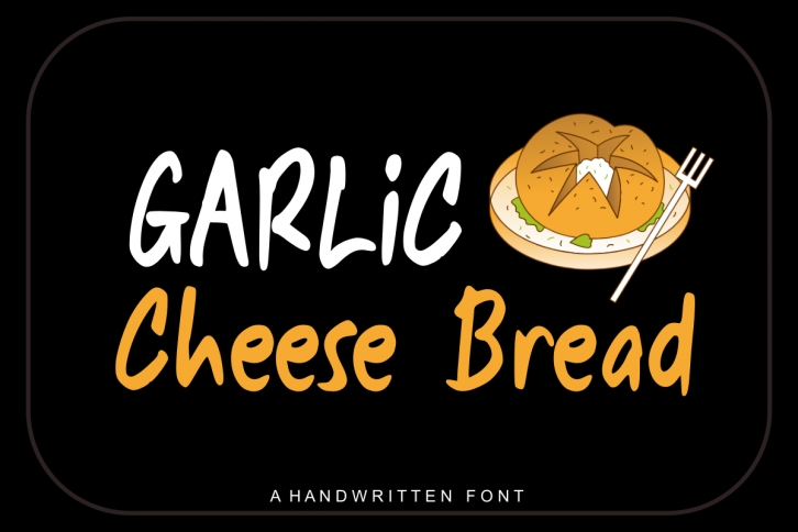 Garlic Cheese Bread Font Download