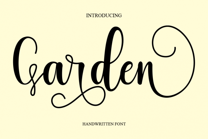 Garden Font Download
