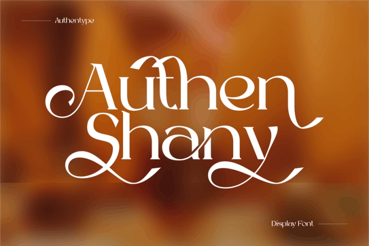 Auten Shany - Display Font Font Download