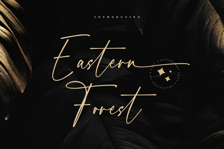 Eastern Forest Calligraphy Font Download