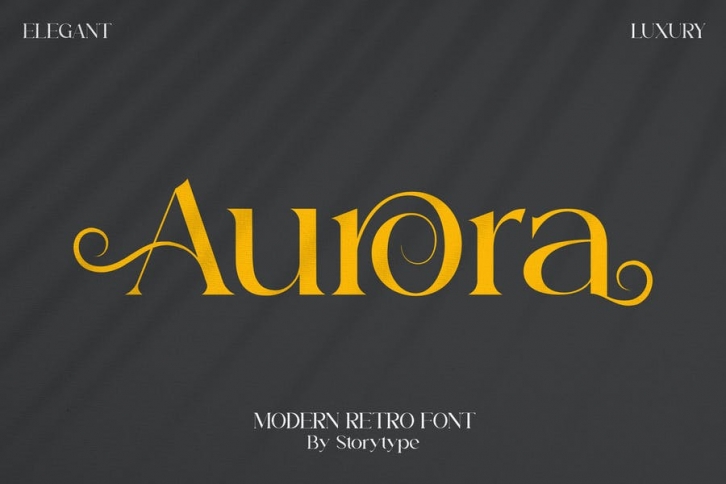 Aurora Modern Serif Font Font Download