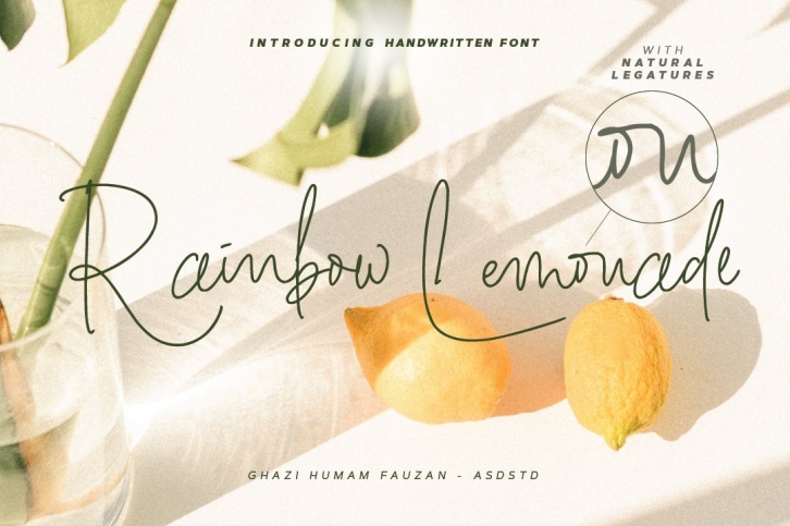 Rainbow Lemonade Font Download