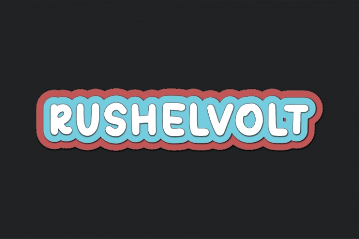 Rushelvolt Font Download