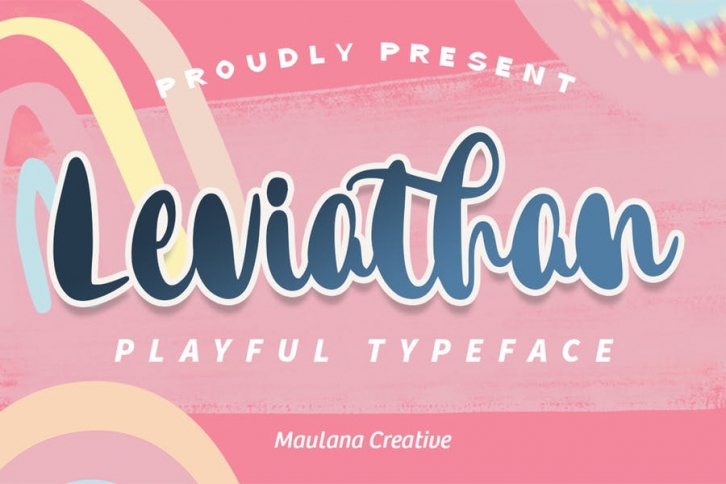 Leviathan Playful Typeface Font Download