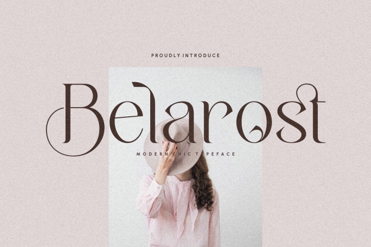 Belarost _ modern chic typeface Font Download