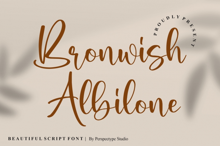 Bronwish Albilone Font Download