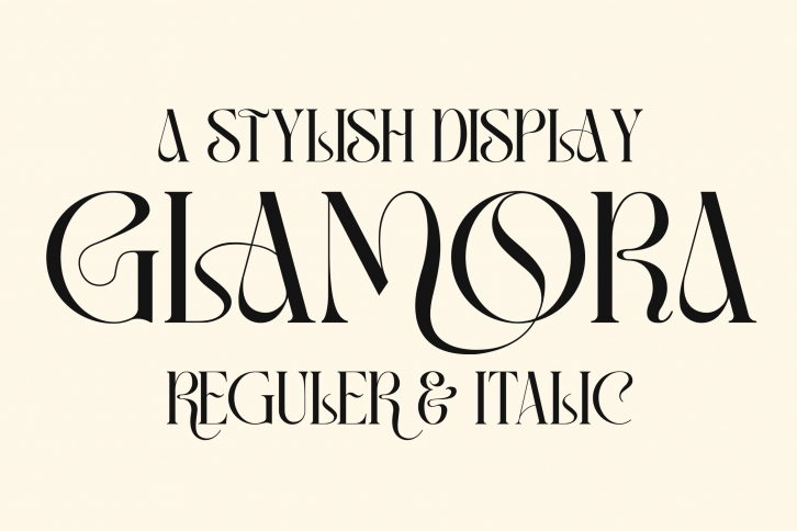 Glamora Stylish Display Font Download
