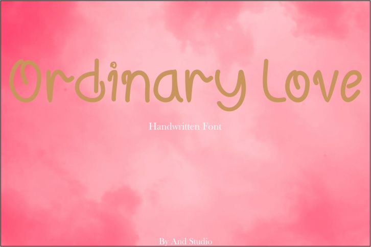 Ordinary Love Font Download