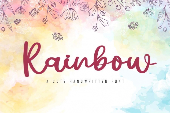 Rainbow Font Download