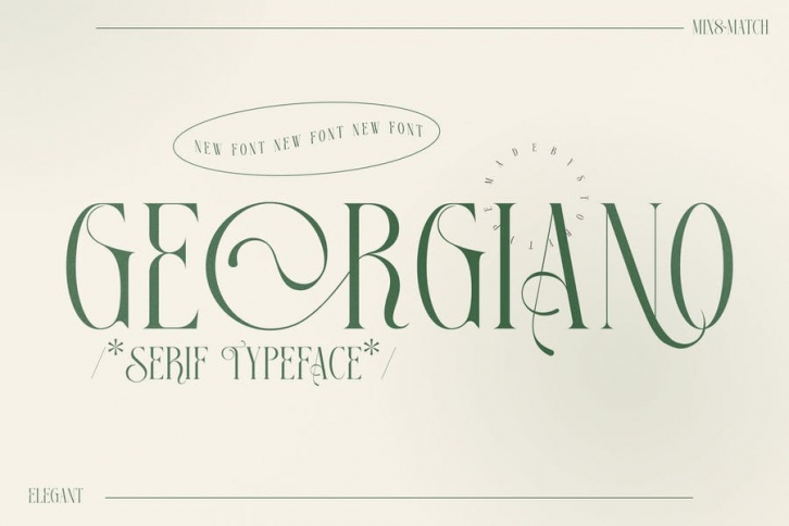 Georgiano Serif Type Face Font Download