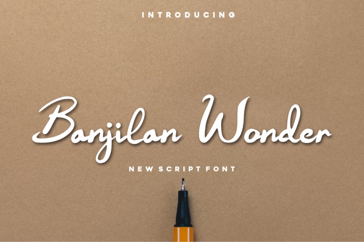 Banjilan Wonder Font Download