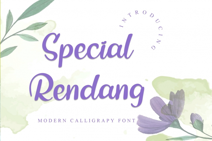 Special Rendang Font Download