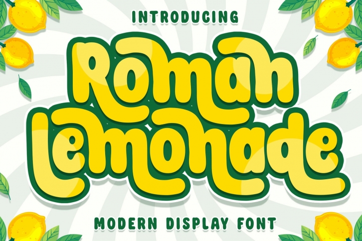 Roman Lemonade Font Download