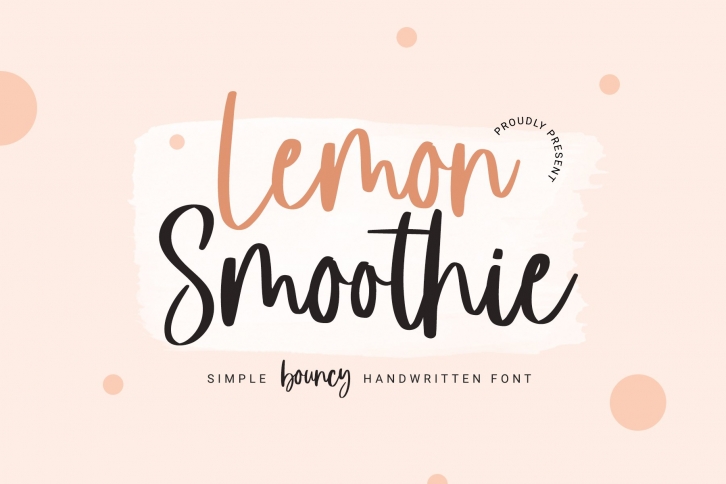 Lemon Smoothie Font Download